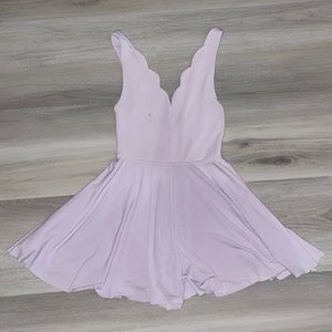 Urban Outfitters Scalloped Lavender Romper
